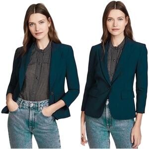 Veronica Beard Teal Blue Green Blazer